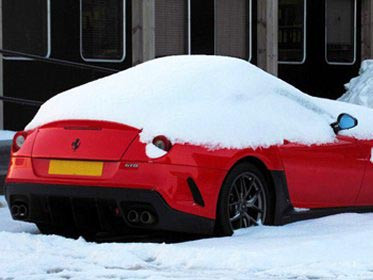 Mùa đông lạnh giá của siêu xe