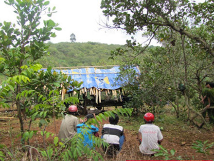 Cha lẻn vào chòi vung dao giết con lúc nửa đêm