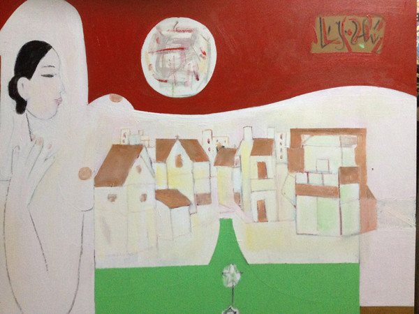 Nữ họa sỹ nghiện vẽ tranh nude