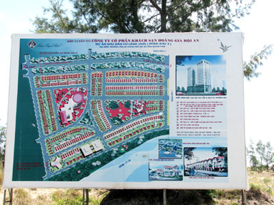 Được mua với giá đất ở, nhưng bản vẽ Khu TĐC Làng Chài lại có những tòa nhà cao ngất với mục đích làm dịch vụ thương mại Ảnh: Tr.Q