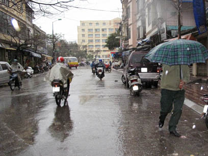 Miền Bắc tiếp tục mưa, rét