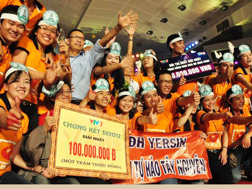 Trường ĐH Yersin vô địch SV 2012