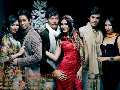 Ngắm 3 vedette làng mẫu Việt  lung linh trong ảnh Giáng sinh