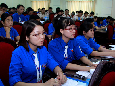 Đại biểu tại Đại hội Đoàn tỉnh Bắc Kạn Ảnh: Mai Xuân Tùng