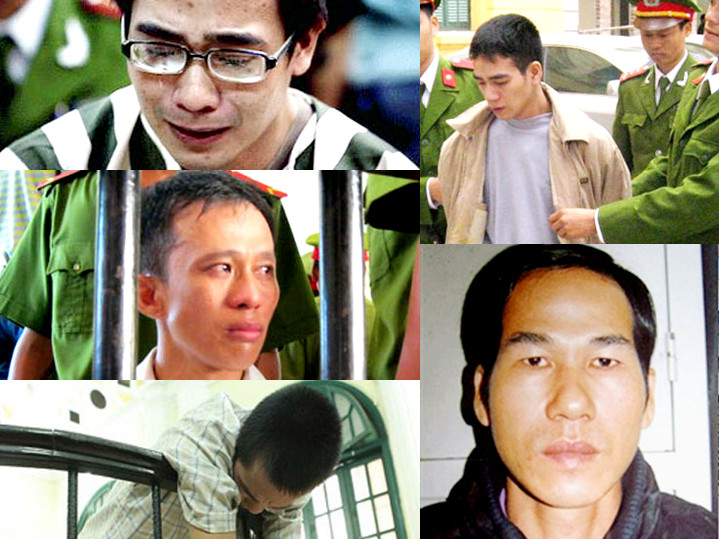 Năm tử tù đang chờ ngày trả giá cho tội ác kinh hoàng