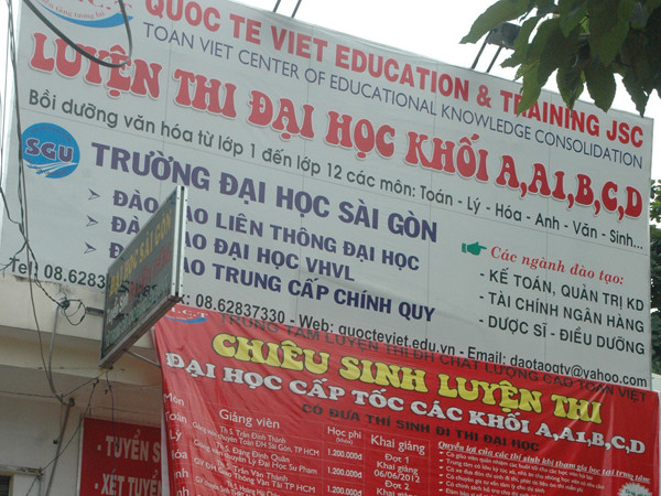 Đào tạo chui hàng trăm sinh viên