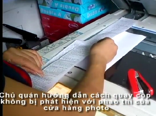 Hướng dẫn quay cóp ngay... chợ 'phao thi'