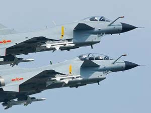 Trung Quốc điều tiêm kích tuần tra vùng phòng không