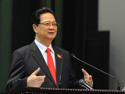 Thủ tướng Nguyễn Tấn Dũng. Ảnh: Hồng Vĩnh