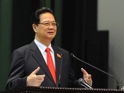 Thủ tướng Nguyễn Tấn Dũng. Ảnh: Hồng Vĩnh