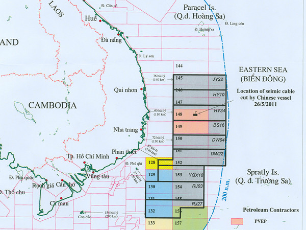 Yêu cầu Trung Quốc hủy thông báo mở thầu phi pháp