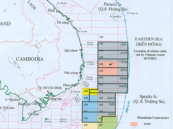 Yêu cầu Trung Quốc hủy thông báo mở thầu phi pháp