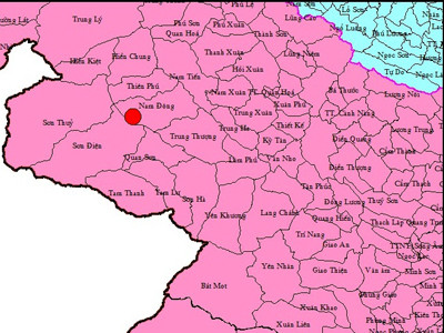 Động đất ở Thanh Hóa, nhà rung lắc