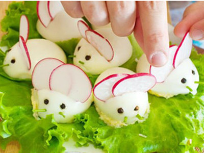 Những tác phẩm từ trứng luộc siêu cute