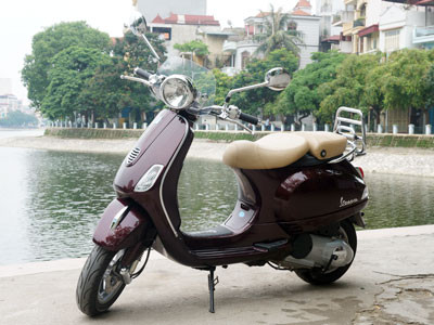 Lộ hình ảnh Vespa LXV lắp ráp tại Việt Nam
