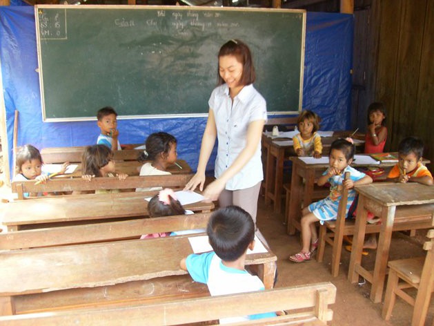 Lớp học ‘quay lưng’