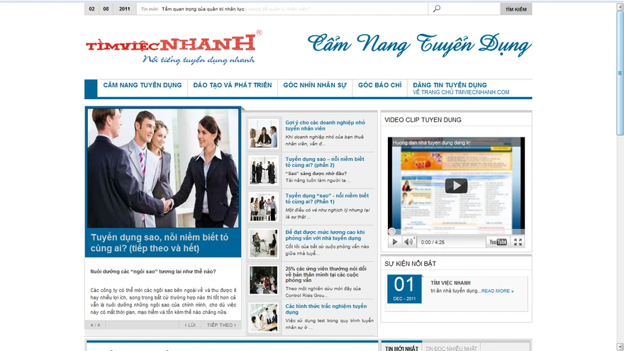 Tìm Việc Nhanh ra mắt ra mắt hai cẩm nang tìm việc