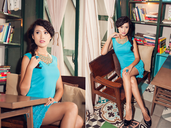 Người đẹp Tây Đô Kim Ngọc khoe chân dài nuột nà