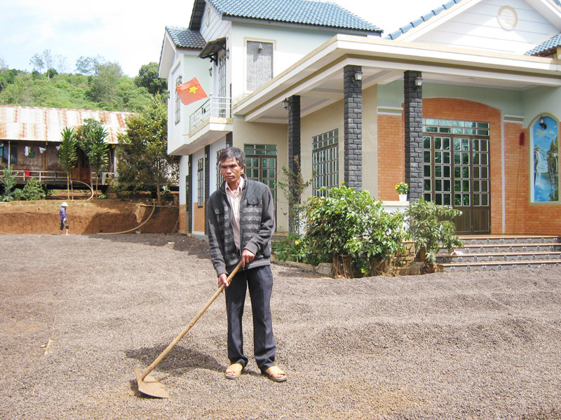 Căn nhà 600 triệu đồng mới xây của ông Y Jing Ảnh: L.K