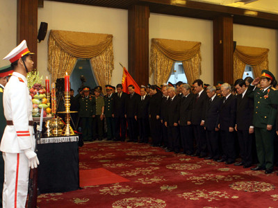 Tổ chức trọng thể Lễ truy điệu đồng chí Võ Chí Công