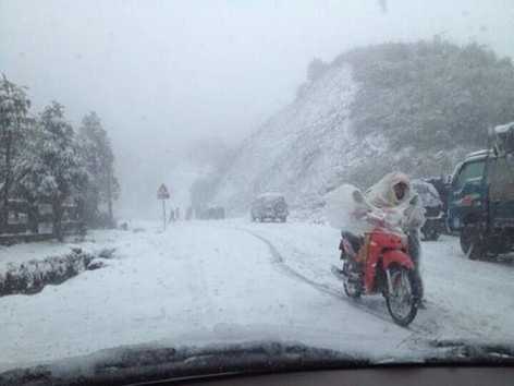 Miền Bắc rét đậm, rét hại, Sapa tuyết rơi