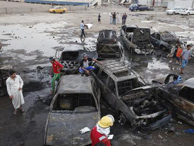 10 vụ nổ bom liên tiếp, 70 người thiệt mạng