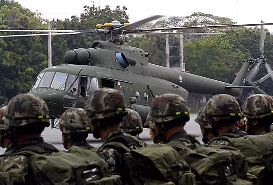 Thái Lan bổ sung trực thăng