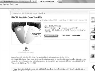 Loạn thị trường thiết bị tiết kiệm điện