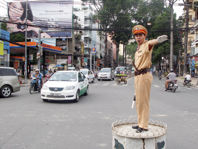 Lắp đặt camera giám sát cảnh sát giao thông