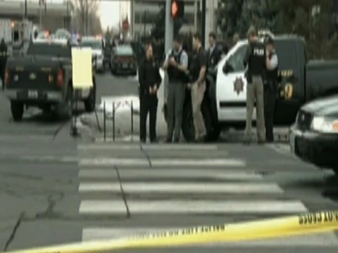 Hiện trường vụ xả súng gần Trung tâm Y tế Khu vực Renown