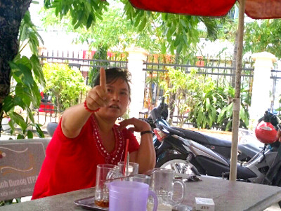 Bà Tuyết lúc chưa bị bắt