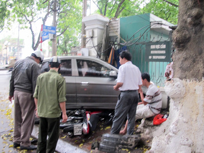 Hiện trường vụ tai nạn