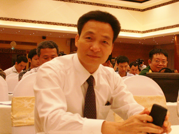 Bộ trưởng, Chủ nhiệm VPCP Vũ Đức Đam tại buổi họp báo Ảnh: Thu Giang