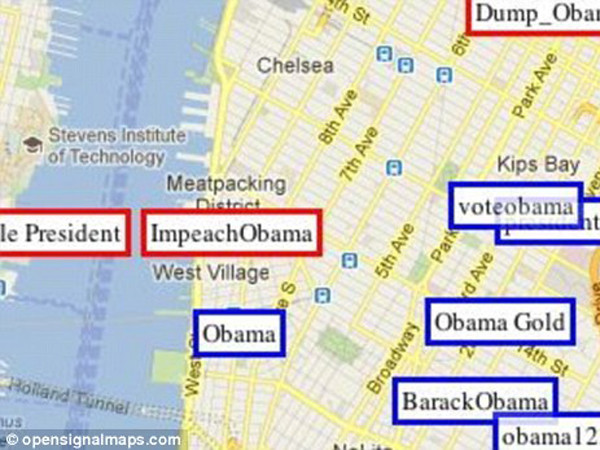 Đo thái độ người dân với ông Obama bằng… Wi-Fi