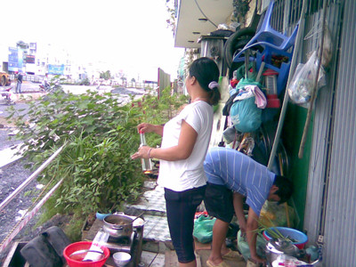 Nhà siêu mỏng, phòng ngủ đủ một người