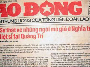 Từng tử hình 2 cán bộ vì làm giả hàng nghìn hài cốt liệt sĩ