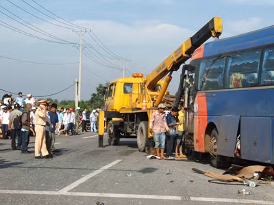 Hiện trường vụ tai nạn