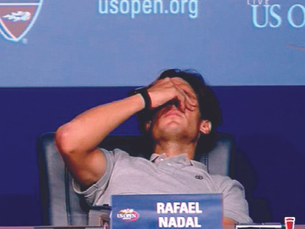 Nadal: Đến họp báo cũng bị chuột rút