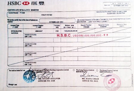 Dùng chứng thư 350 tỷ USD rởm để 'săn' dự án