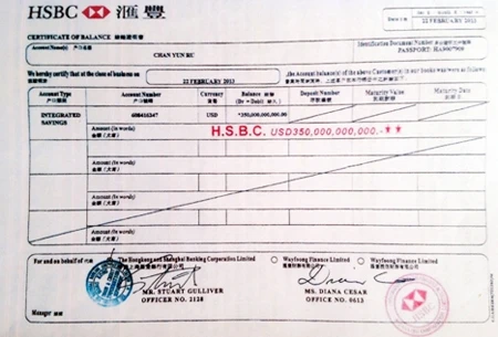 Dùng chứng thư 350 tỷ USD rởm để 'săn' dự án