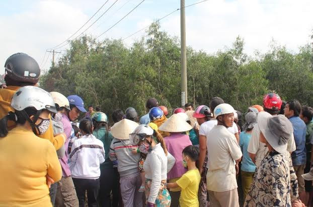 Khu vực nơi phát hiện xác chết