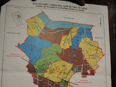 Hà Nội sẽ lập 2 quận Bắc Từ Liêm và Nam Từ Liêm