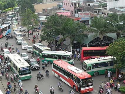 Áp mức phí mới xe ra, vào bến ô tô