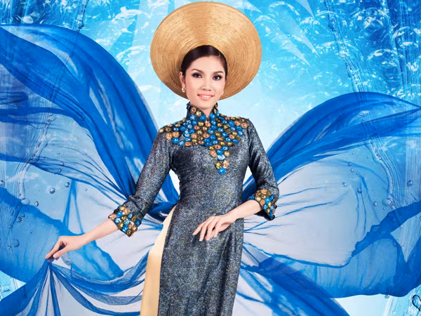 Tuyệt đẹp bộ sưu tập áo dài nước