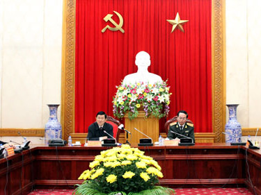 Chủ tịch nước làm việc với Bộ Công an