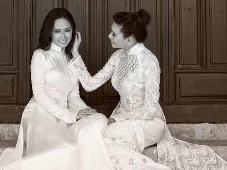 Mai Phương Thúy và Hoàng Yến đẹp như tranh