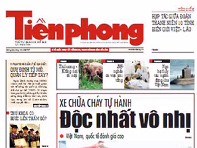 Thông tin hấp dẫn trên Tiền Phong ngày 29-8
