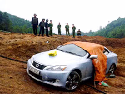 Xe của nhóm buôn ma túy