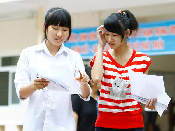 Đáp án chính thức các môn thi CĐ