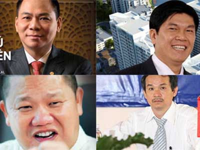 Các đại gia Việt kiếm bao nhiêu tiền trong 2013?